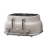 Daewoo Sienna 4 Slice Toaster Taupe