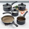 Judge Radiant 5 Piece Black Non-Stick Saucepan Set