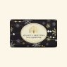 The English Soap Company Season's Greetings Christmas Soap image of the wrapped soap on an off white background