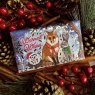 The English Soap Company Warmest Wishes Christmas Soap lifestyle image of the soap