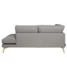 Ercol Forli Corner Open End Sofa Section image of the back of the sofa on a white background