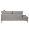 Ercol Forli Corner Open End Sofa Section image of the back of the sofa on a white background