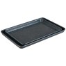 Denby Quantanium Set of 2 Baking Sheets image of the sheets at an angle on a white background