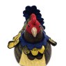 Dora Designs Patchwork Hen Doorstop image of the doorstop on a white background