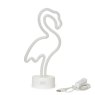 Legami Neon Effect Flamingo LED Lamp image of the lamp on a white background