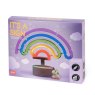 Legami Neon Effect Rainbow LED Lamp image of the packaging on a white background