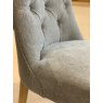 Aldiss Own Grey Curved Button Back Dining Chair