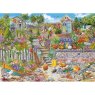 Gibsons Beachcomber's Garden 1000 Piece Puzzle image of the completed puzzle on a white background