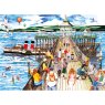 Gibsons Clevedon Pier 1000 Piece Puzzle image of the completed puzzle on a white background