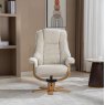 Sardinia Hessian Fabric Chair And Stool Set front on lifestyle image of the chair