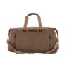 Woodbridge Large Brown Canvas Holdall image of the holdall on a white background