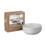 Denby Dove Gret Set Of 4 Pasta Bowls with Box