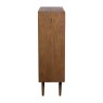 G Plan Marlow Walnut Display Cabinet side on image of the cabinet on a white background