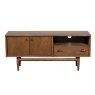 G Plan Marlow Walnut TV Unit front on image of the unit on a white background