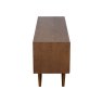 G Plan Marlow Walnut TV Unit side on image of the unit on a white background