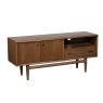 G Plan Marlow Walnut TV Unit angled image of the unit on a white background