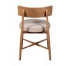 G Plan Flora Dining Chair Pair image of the back of the chair on a white background