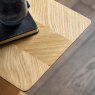 Herringbone Supper Table close up lifestyle image of the table