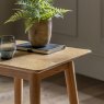 Herringbone Side Table close up lifestyle image of the table