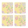 Cath Kidston Floral Fields 4 Pack Of Square Coasters