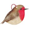 Display of individual robin gift tag for Glick Robins Pack Of 6 Gift Tags