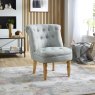 Monty Duck Egg Blue Accent Chair lifestyle image of the chair