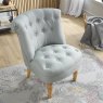 Monty Duck Egg Blue Accent Chair lifestyle image of the chair
