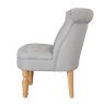 Monty Duck Egg Blue Accent Chair side on image of the chair on a white background