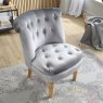 Monty Silver Accent Chair lifestyle image of the chair