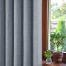 Close up of Sundour Amberley Nickel grey Eyelet Curtains