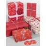 Scene of Pack Of Redberry Gift Wrap showing presents