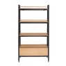 Ercol Monza Shelving Unit front on image of the unit on a white background