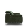 Marco 2 Seater Recliner Sofa With Headrest side on image of the sofa on a white background