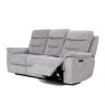Cavendish 3 Seater Power Recliner Sofa angled image of the sofa with foot rest up on a white background
