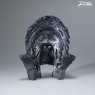 Edge Sculptures - Miniature Gorilla Bust Reverse