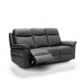 Franklin 3 Seater Recliner Sofa angled image of the sofa with foot rest up on a white background