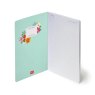 Legami Flowers A5 Lined Notebook Open