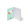 Legami Flowers A6 Lined Notebook open