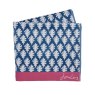 Joules Oak Leaf Blue Towel folded