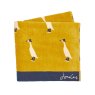 Joules Delia Duck Antique Gold Towel folded