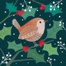 Otter House RSPB Birds And Berries Luxury Xmas Cards design 2