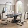 Daiva Charcoal 1.2m Extending Dining Table lifestyle image of the table