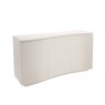 Daiva 3 Door Sideboard With LED Lights angled image of the sideboard on a white background
