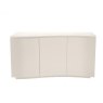 Daiva 3 Door Sideboard With LED Lights front on image of the sideboard on a white background