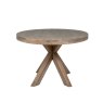 Falun Oval Dining Table angled image of the table on a white background