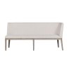Falun Natural Long Corner Bench front on image of the bench on a white background