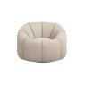 Noah Buff Swivel Chair front on image of the chair on a white background