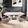 Aldiss Own Porto Extending Dining Table and 4 Swivel Chairs