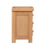 Gloucester Oak Bedside Table side on image of the table on a white background