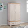 Aldiss Own Gloucester Painted Double Door Wardrobe with 2 Drawers